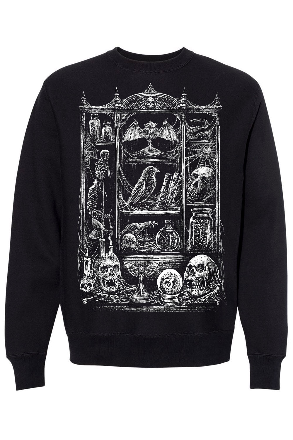 taxidermy bat and wet specimen oddities sweater 