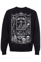 taxidermy bat and wet specimen oddities sweater 