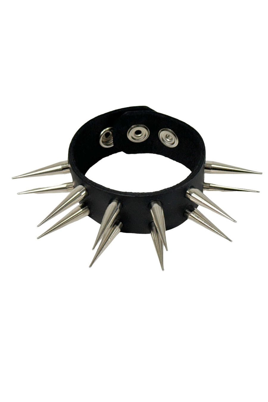 Cadaverous Cone Sharp Spike Cuff Bracelet - bracelets - VampireFreaks - Funk Plus