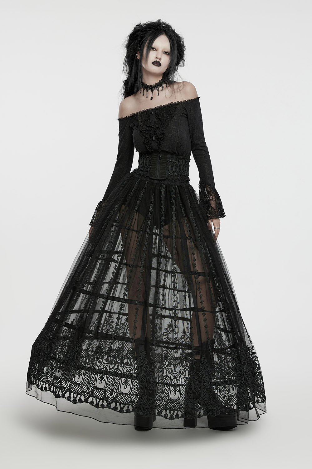 Caged Crow Bustle Underskirt - skirts - VampireFreaks - Punk Rave