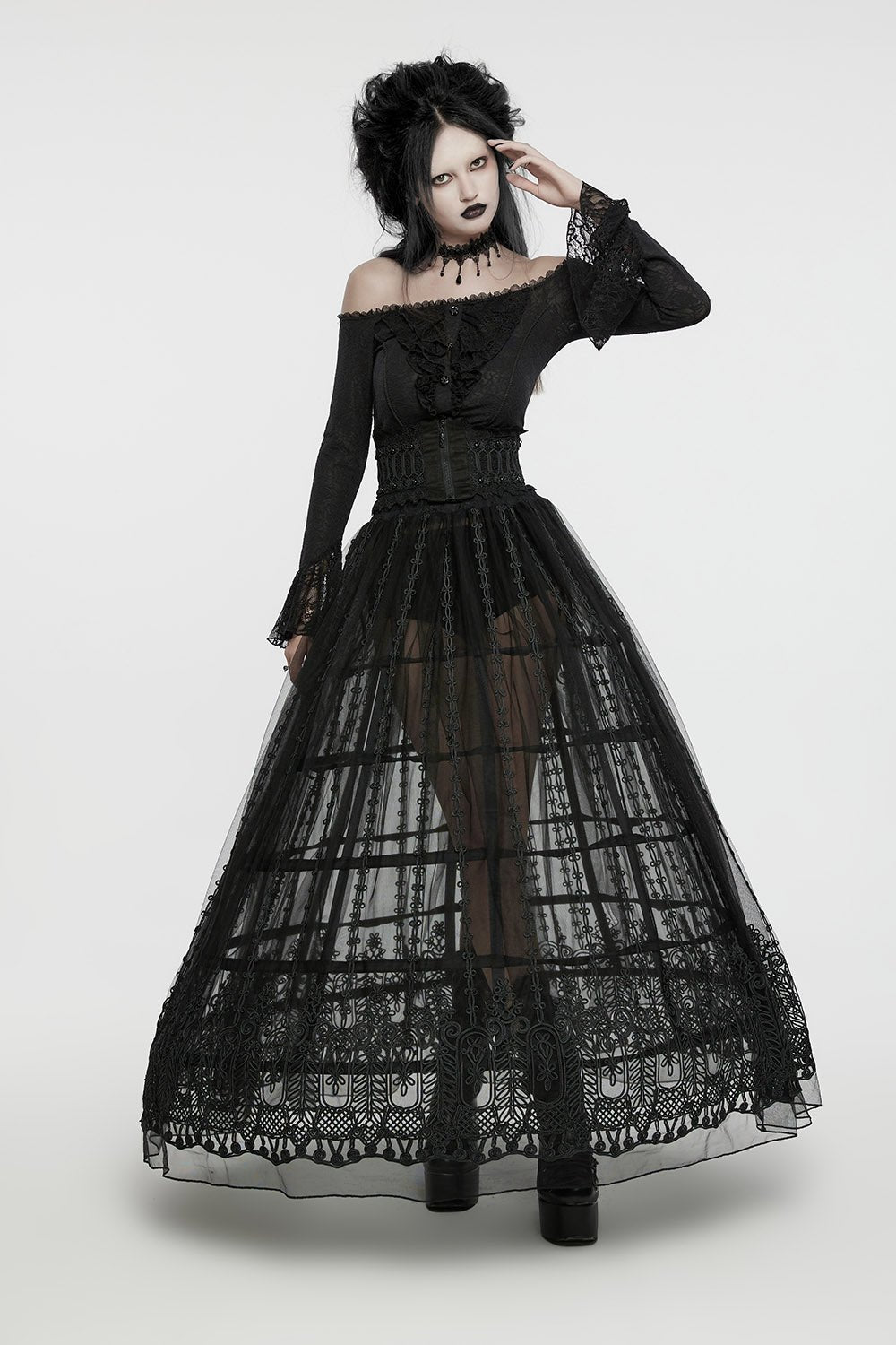 Caged Crow Bustle Underskirt - skirts - VampireFreaks - Punk Rave