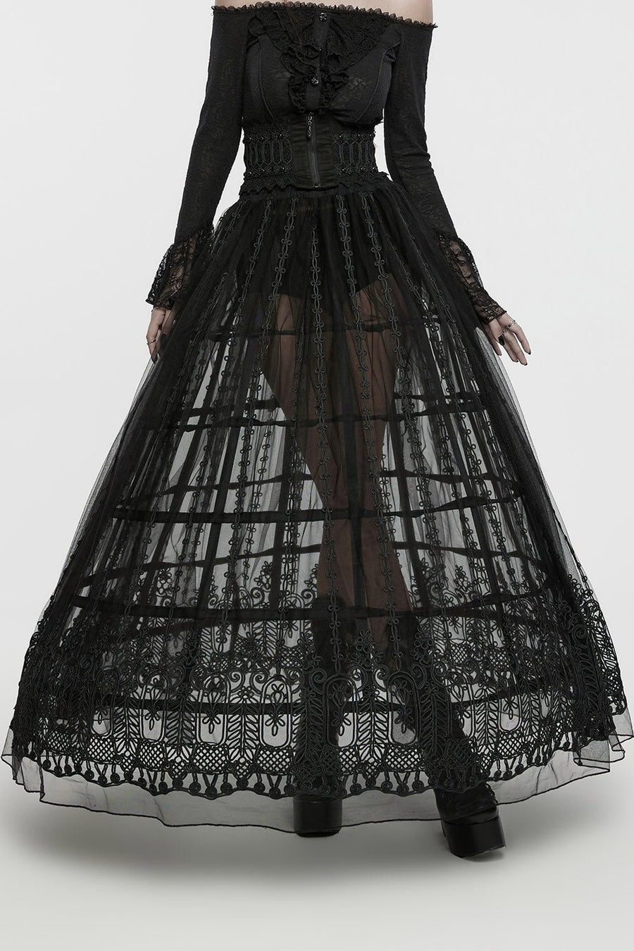 Caged Crow Bustle Underskirt - skirts - VampireFreaks - Punk Rave