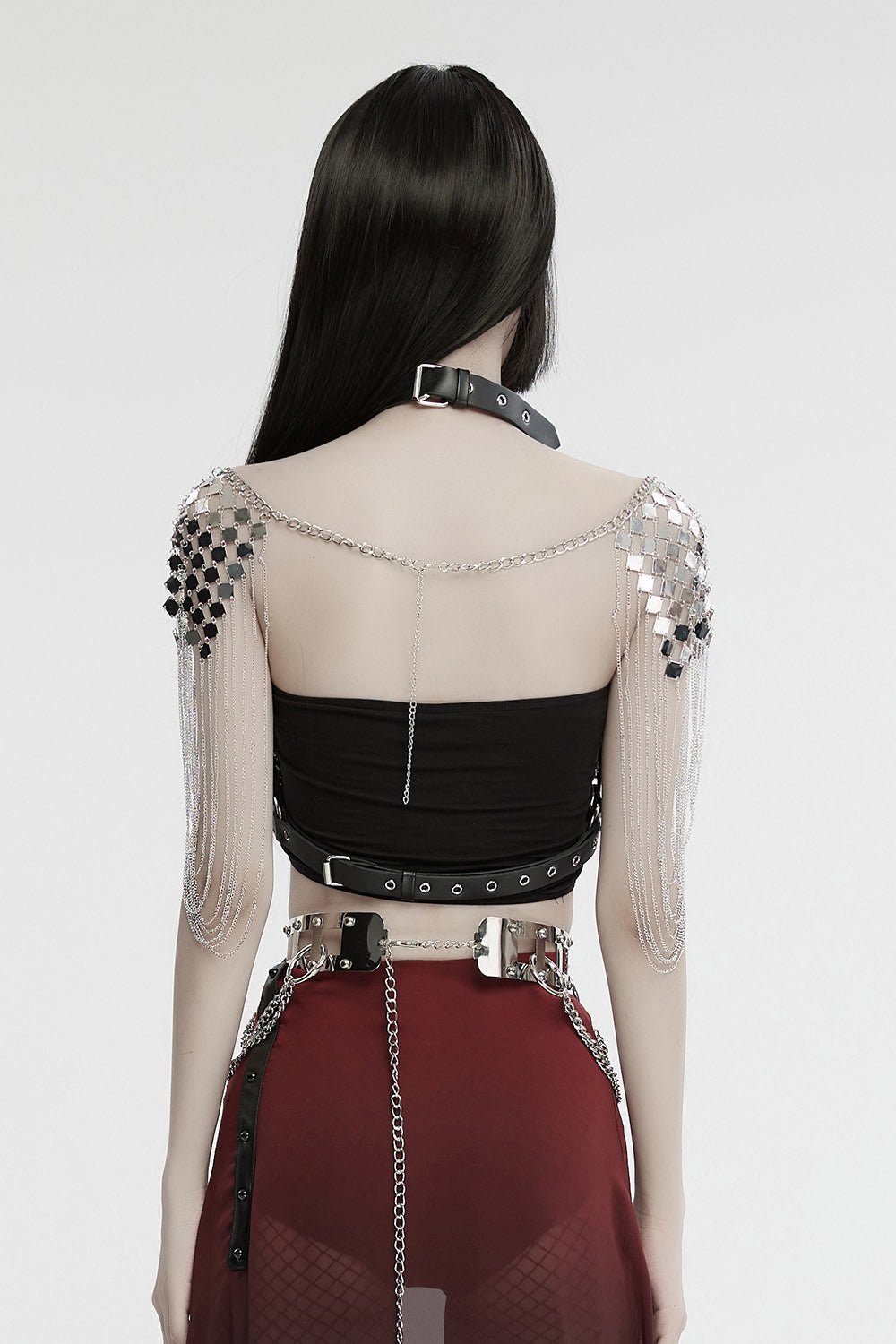 Caged Punk Chain Belt - belts - VampireFreaks - Punk Rave