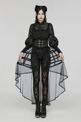 Caged Raven Boning Bustle Skirt - skirts - VampireFreaks - Punk Rave