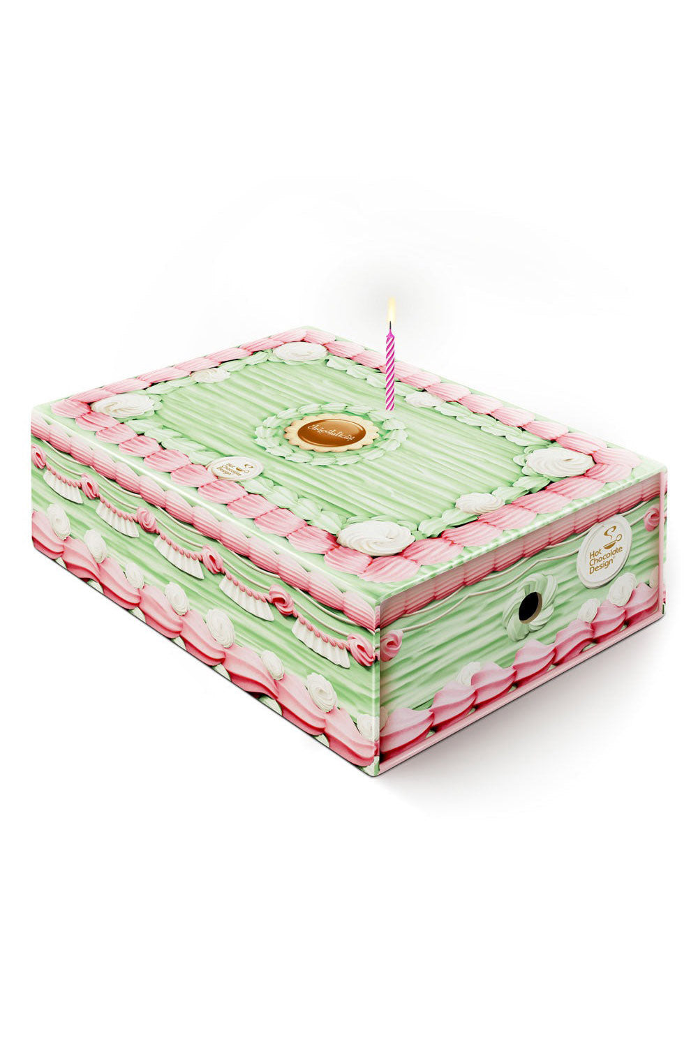 cake shaped shoe box