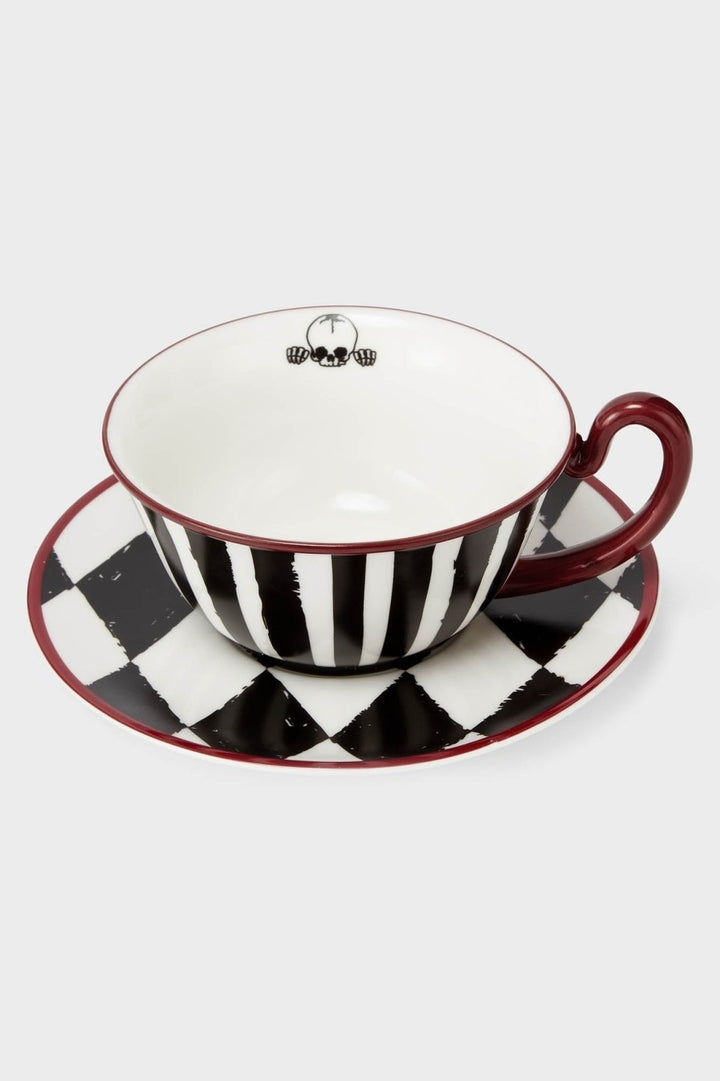 Calagari Teacup & Saucer - housewares - VampireFreaks - Killstar