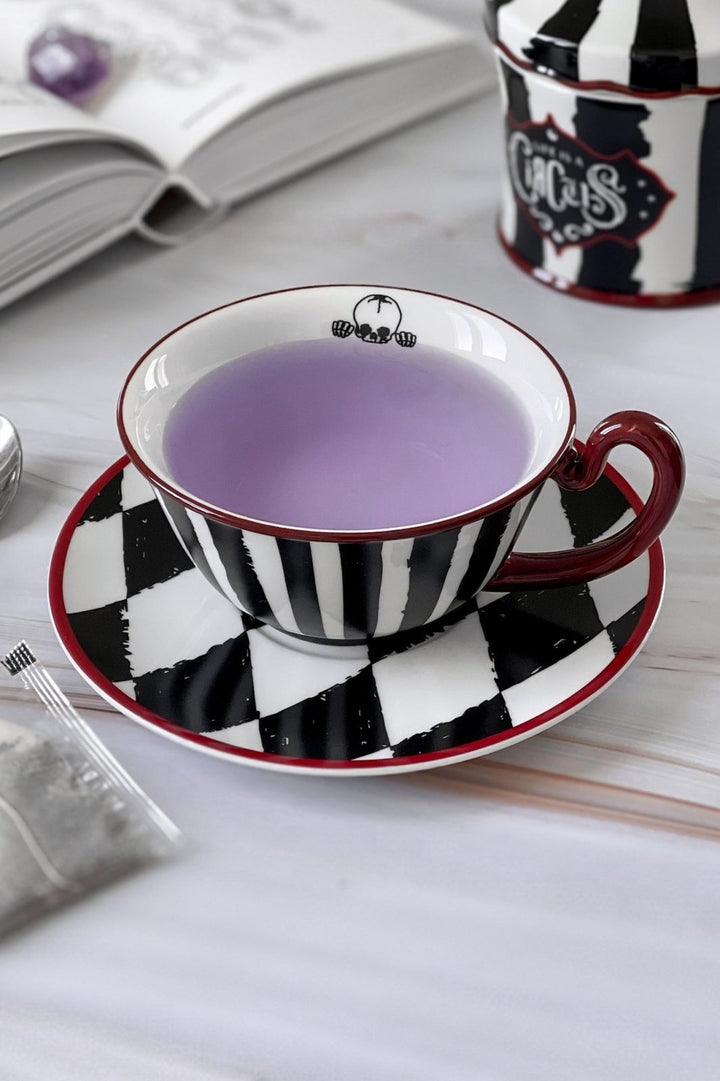 Calagari Teacup & Saucer - housewares - VampireFreaks - Killstar