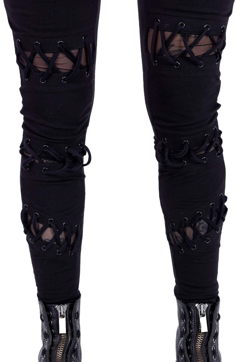 Calais Leggings - womens bottoms - VampireFreaks - Poizen Industries