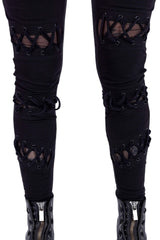 Calais Leggings - womens bottoms - VampireFreaks - Poizen Industries