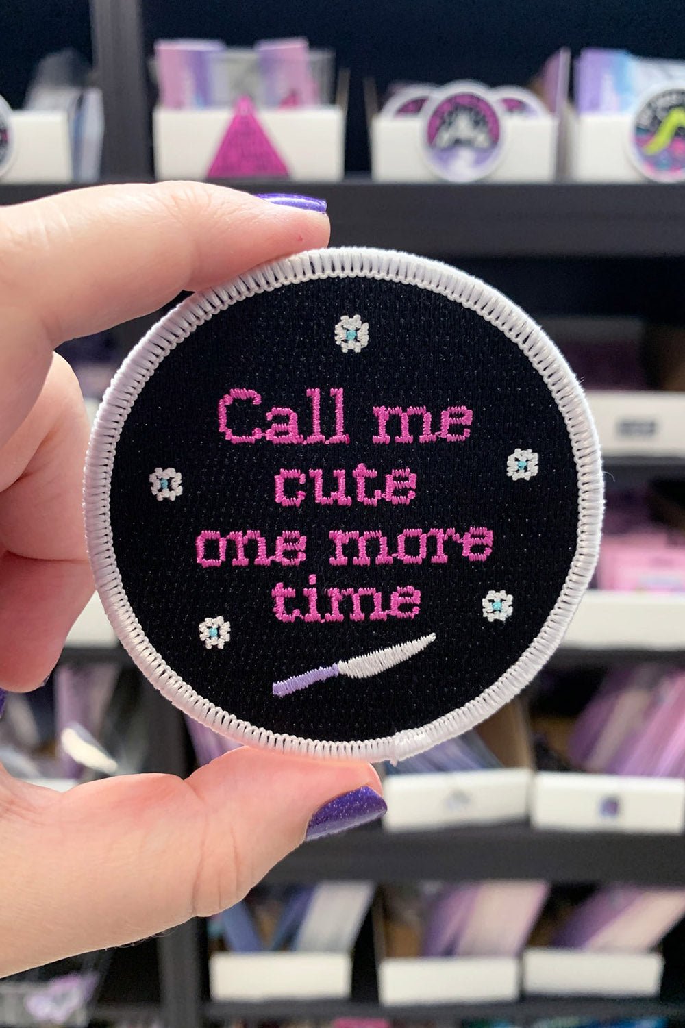 Call Me Cute Patch - pins & patches - VampireFreaks - Band of Weirdos