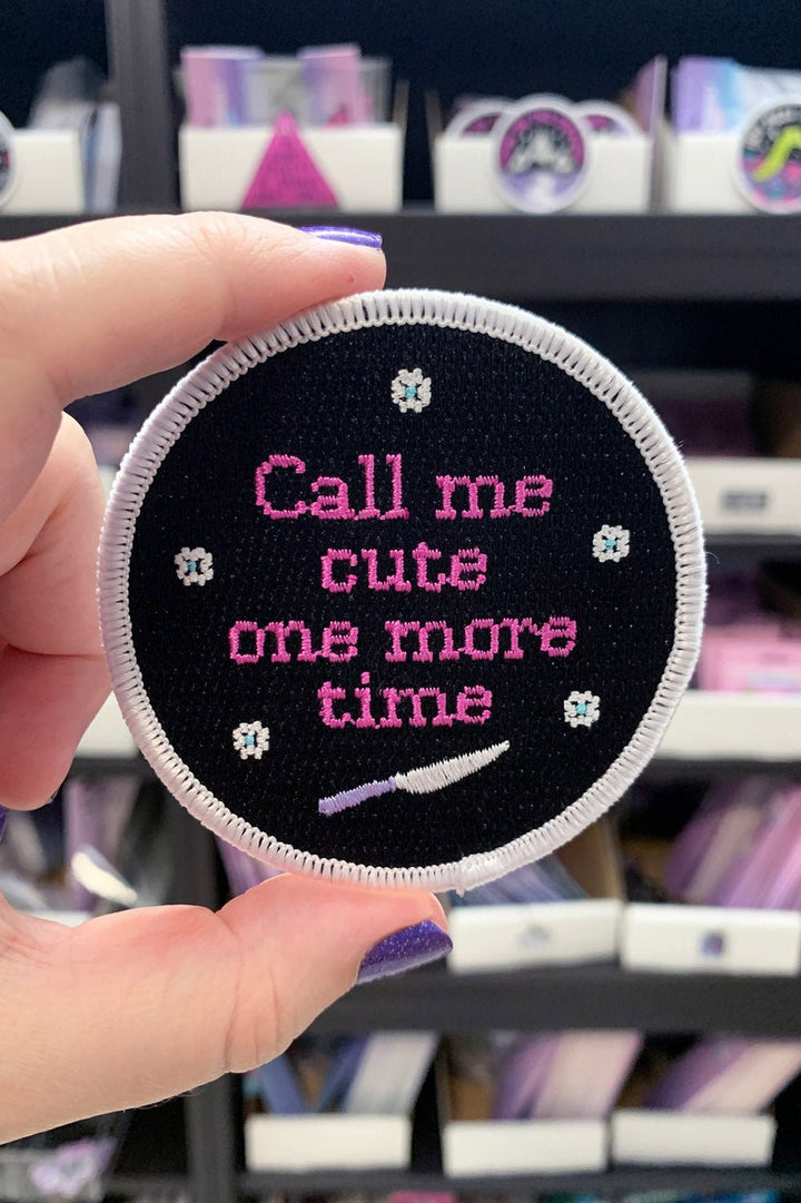 Call Me Cute Patch - pins & patches - VampireFreaks - Band of Weirdos