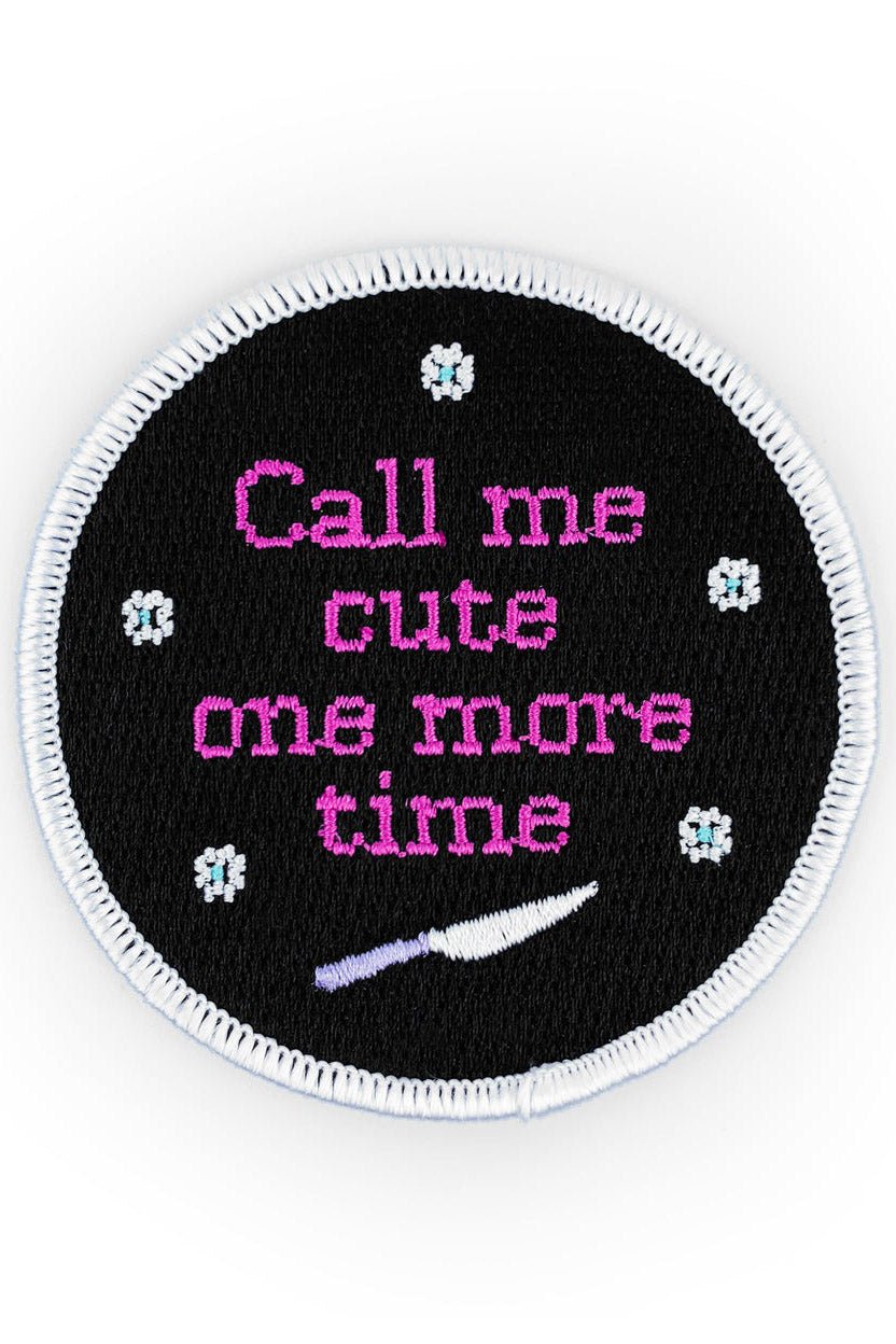 Call Me Cute Patch - pins & patches - VampireFreaks - Band of Weirdos