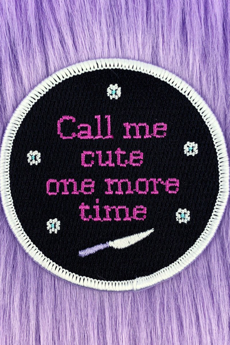 Call Me Cute Patch - pins & patches - VampireFreaks - Band of Weirdos