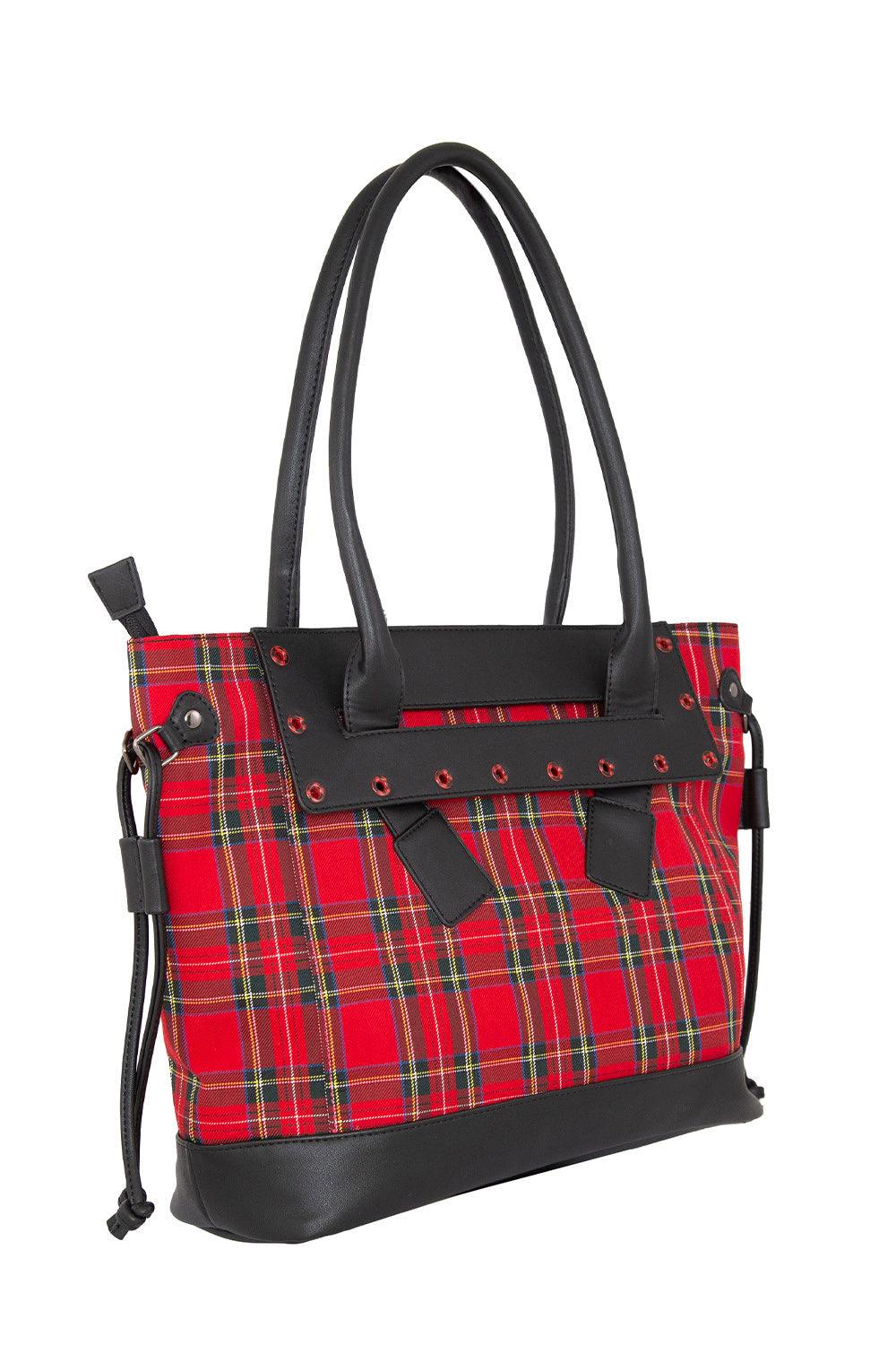 Calum Tartan Bag - bags & wallets - VampireFreaks - Banned Apparel / Lost Queen