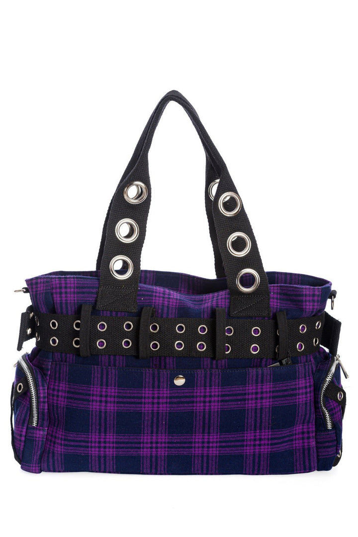 Camdyn Handbag [PURPLE] - bags & wallets - VampireFreaks - Banned Apparel / Lost Queen