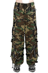 mens punk camo baggy pants