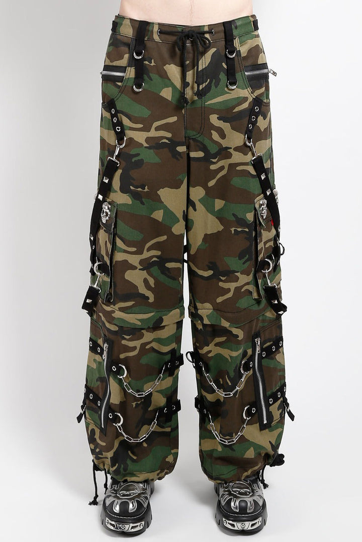 mens punk camo baggy pants