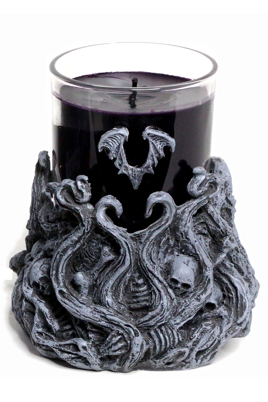 scary candle holder