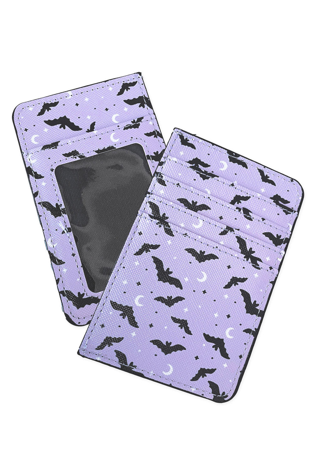 Purple Lavender Bat Cardholder