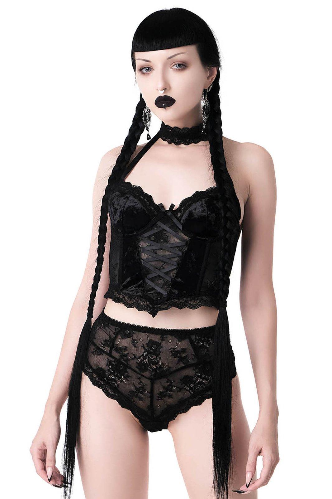 Cardinal Sins Bralet - womens tops - VampireFreaks - Killstar