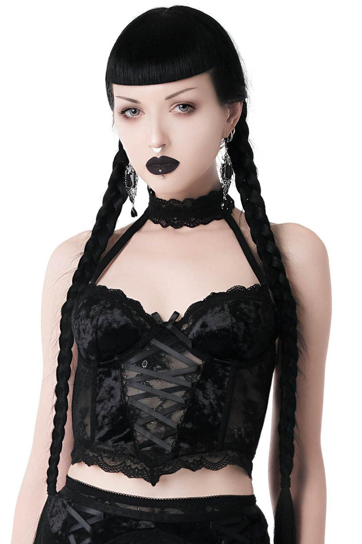 Cardinal Sins Bralet - womens tops - VampireFreaks - Killstar