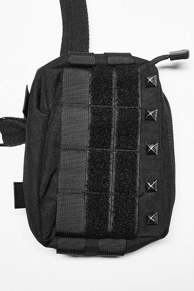 wasteland studded punk harness bag 
