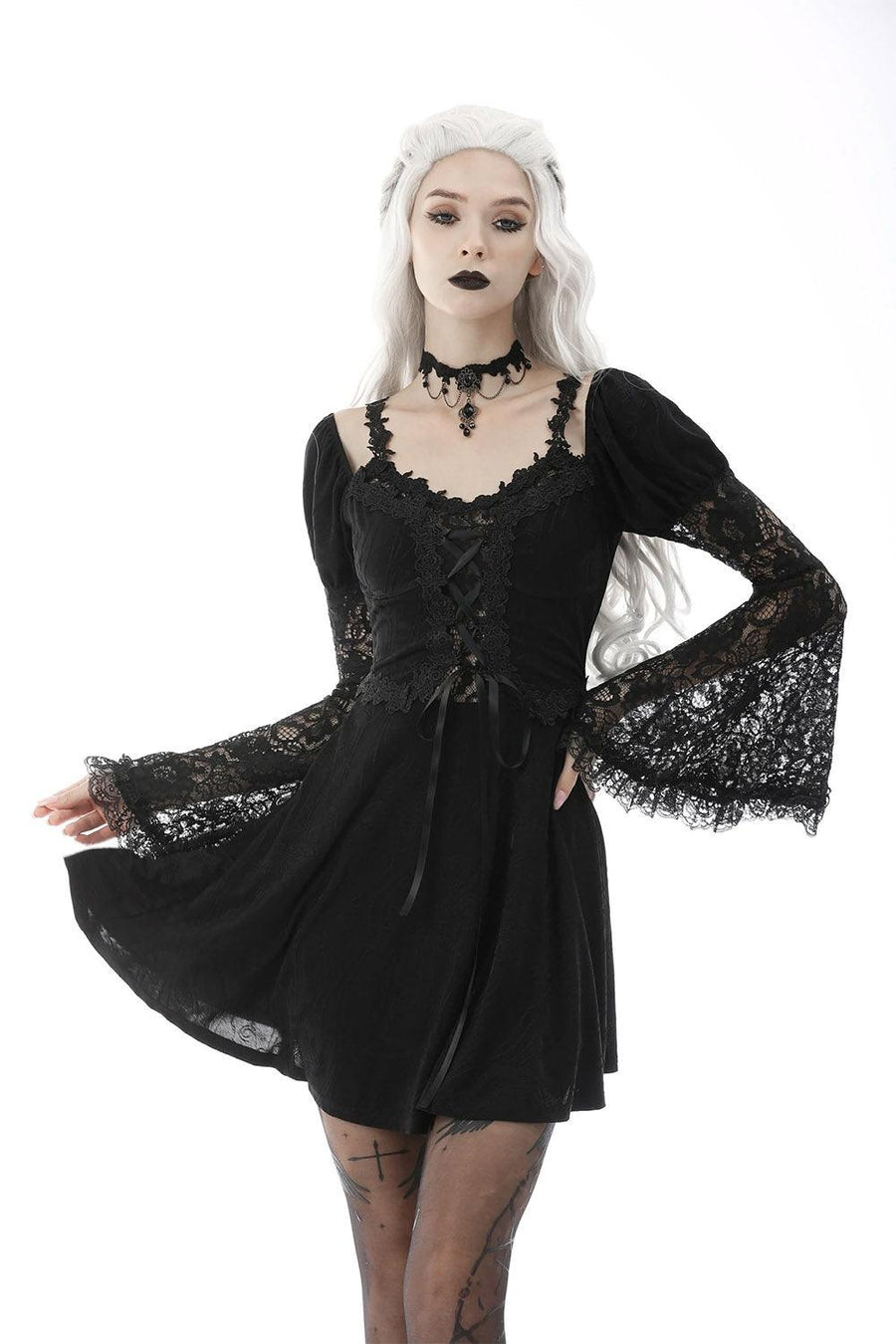 Castel Creature Victorian Goth Dress - dresses - VampireFreaks - Dark In Love