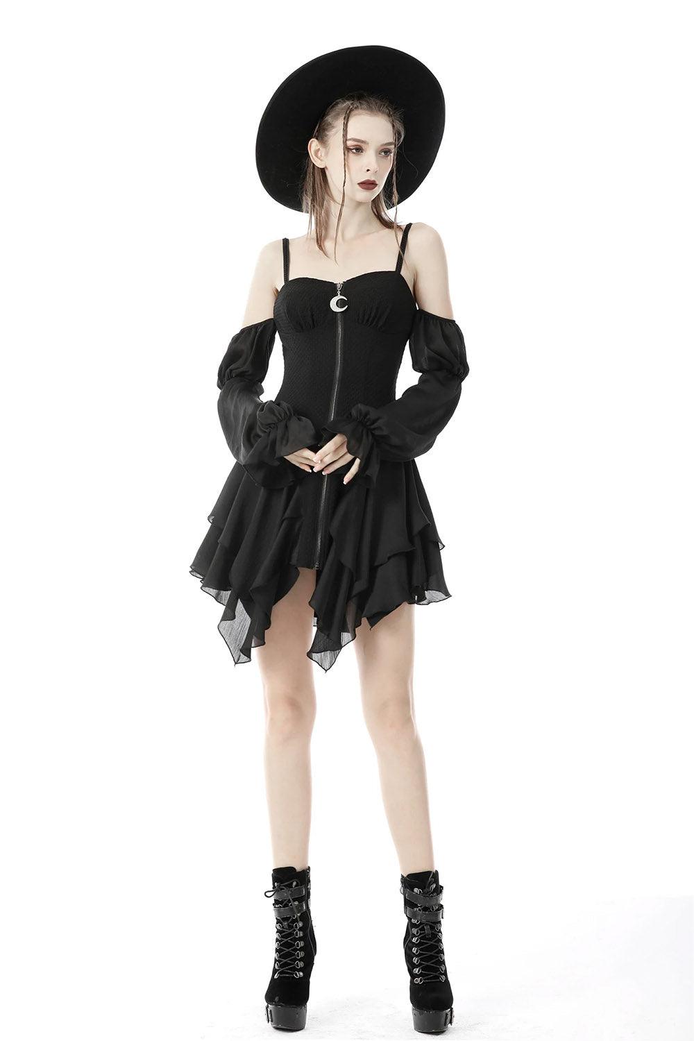 Casting Spells Crescent Dress - dresses - VampireFreaks - Dark In Love