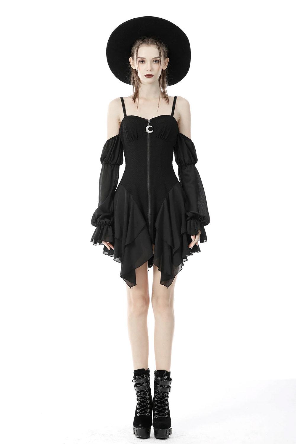Casting Spells Crescent Dress - dresses - VampireFreaks - Dark In Love