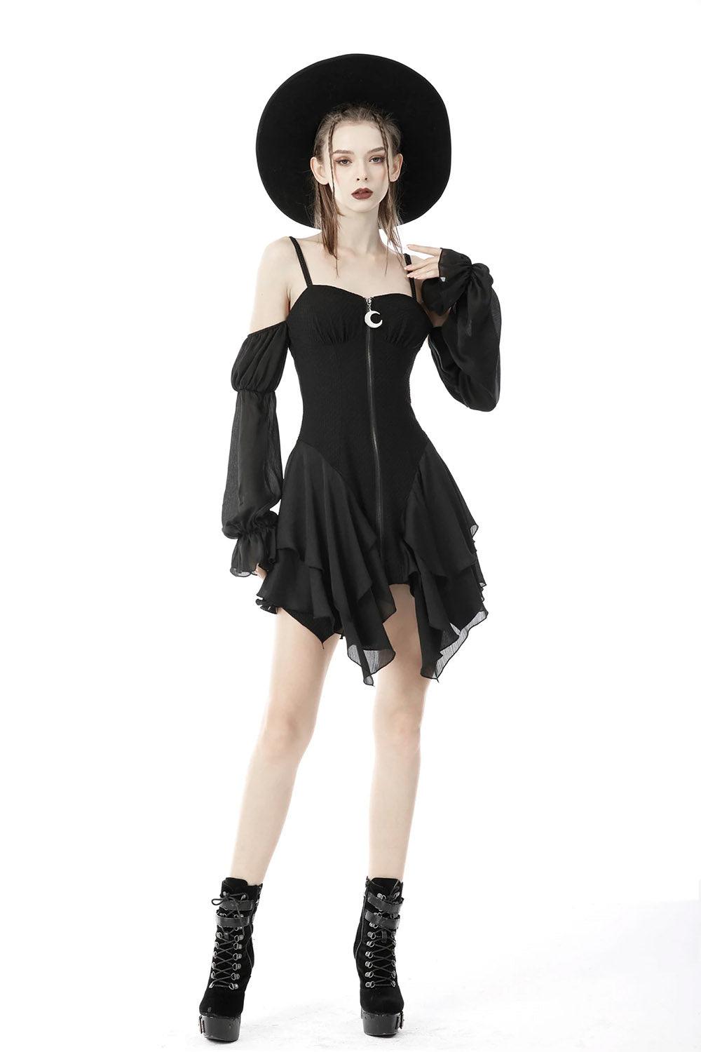 Casting Spells Crescent Dress - dresses - VampireFreaks - Dark In Love