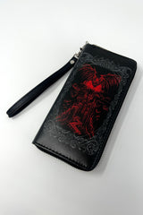 vampire castle heavy metal long wallet