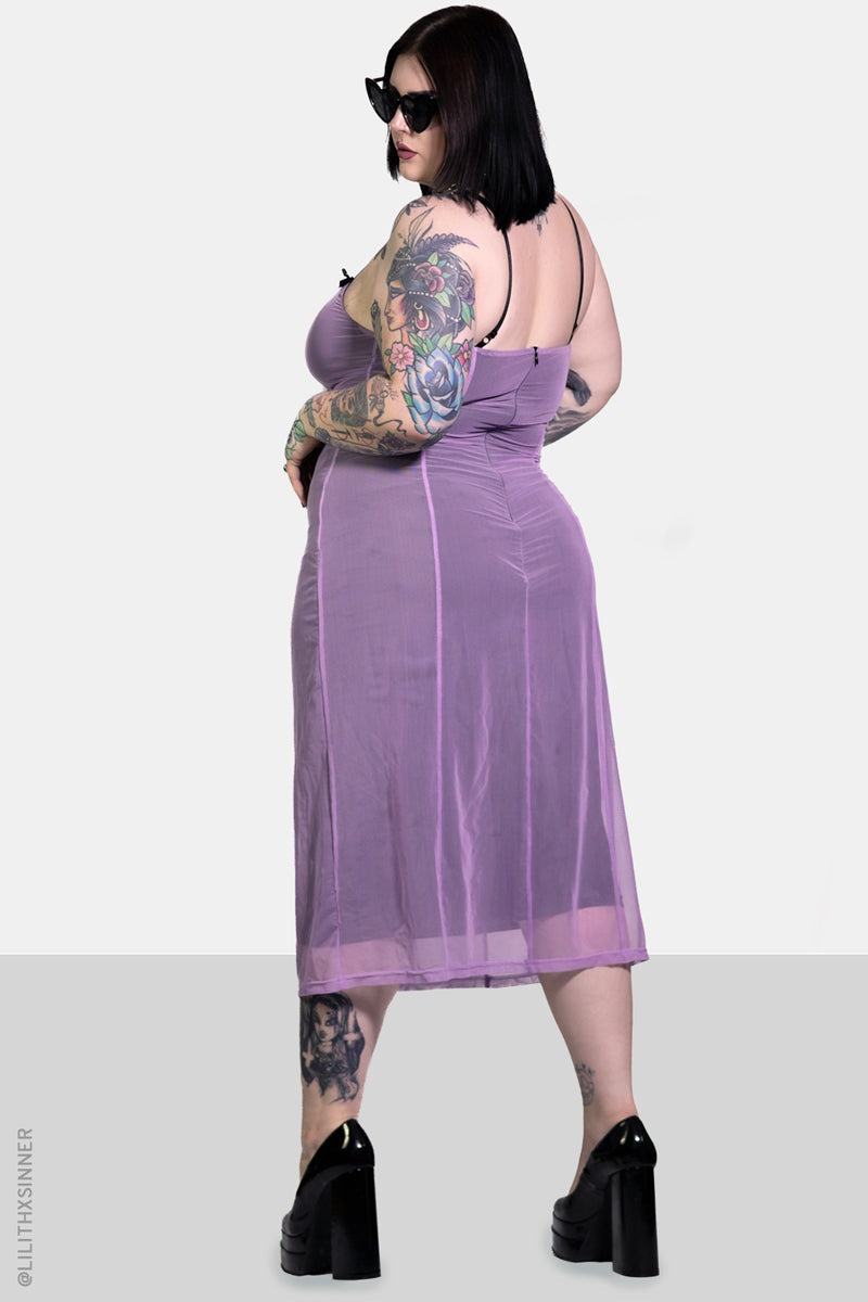 pastel goth plus size dress