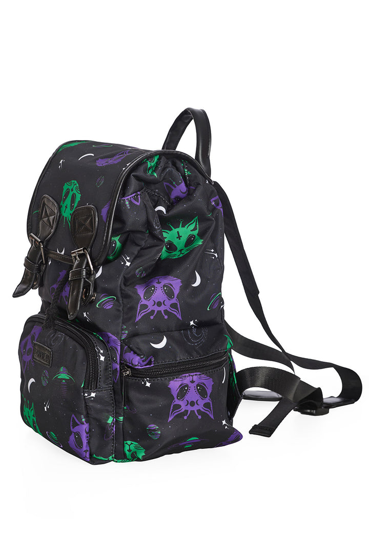 black rave backpack