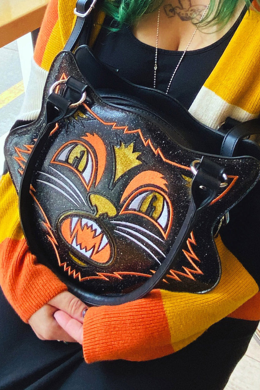 halloween cat purse