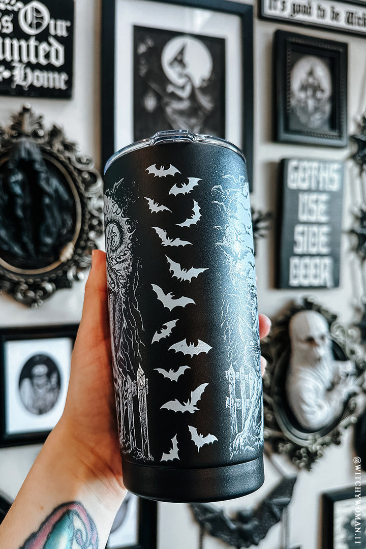 bat travel coffee mug