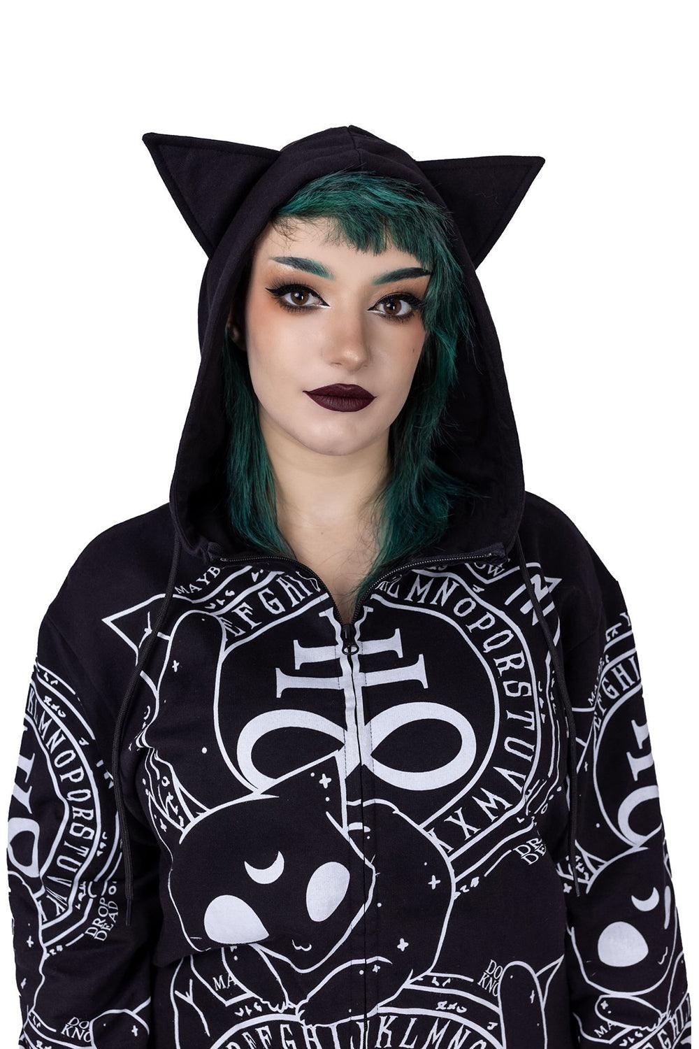 Cat Craft Hoodie - womens outerwear - VampireFreaks - Poizen Industries