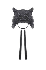 creepy cute cat bonnet