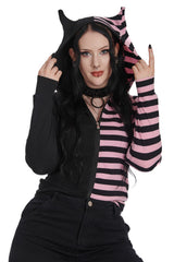 kawaii goth hoodie