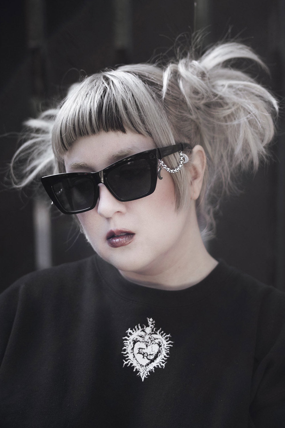 large cat eye sunglasses