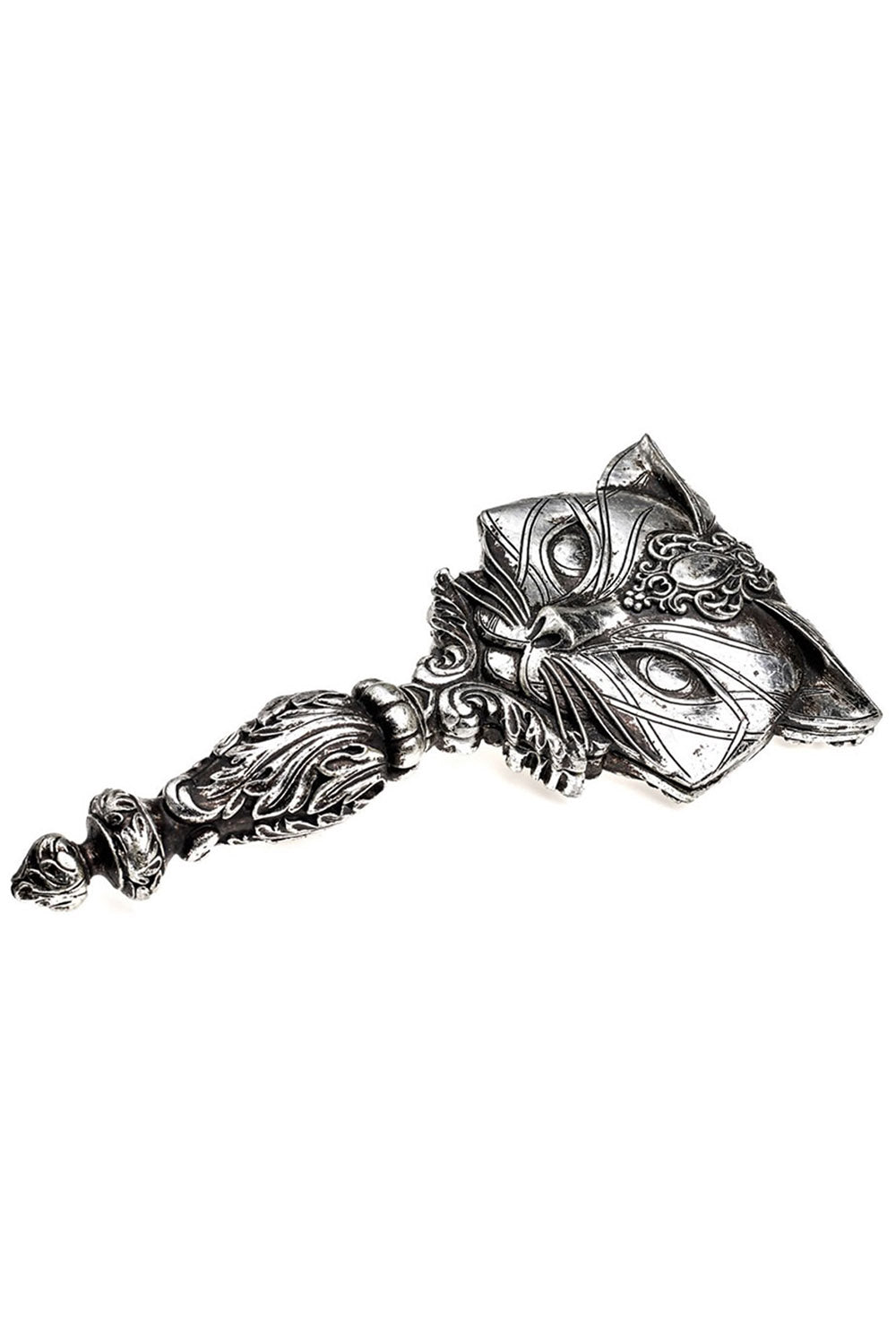 decorative ornate vampire hand cosmetic mirror 