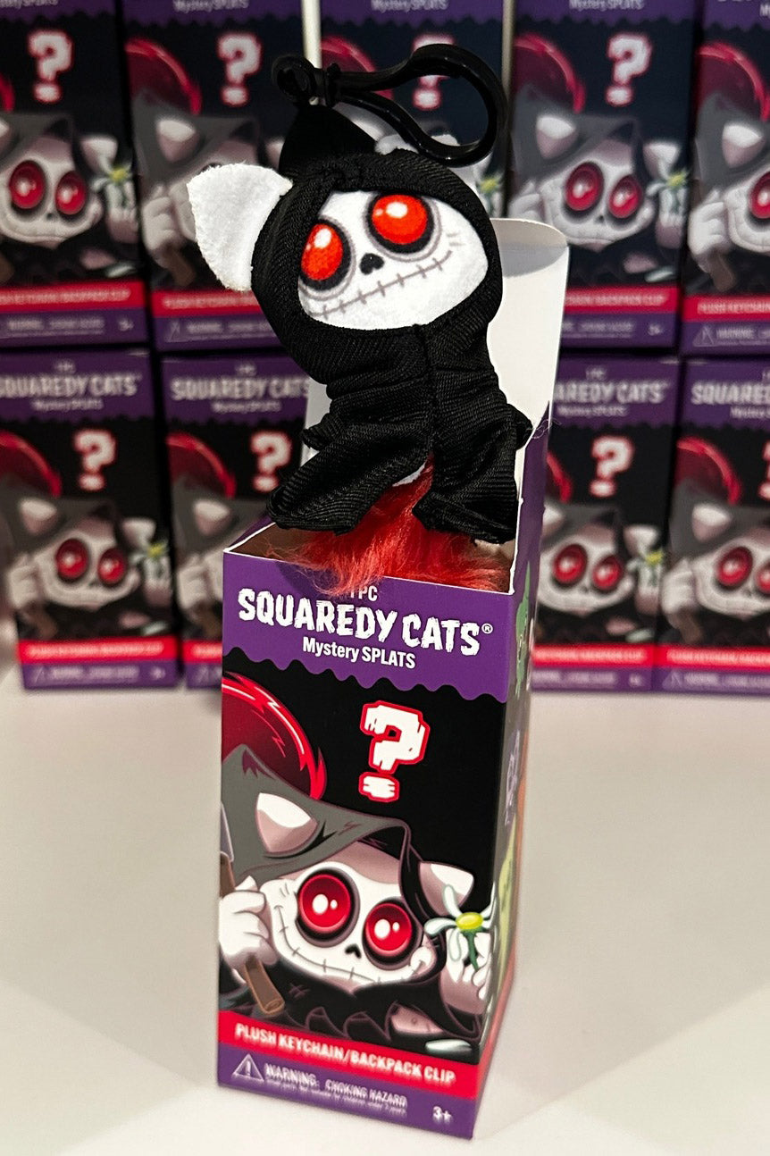 grim reaper kitten plushie keychain