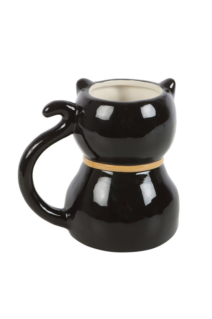 halloween black cat novelty coffee mug