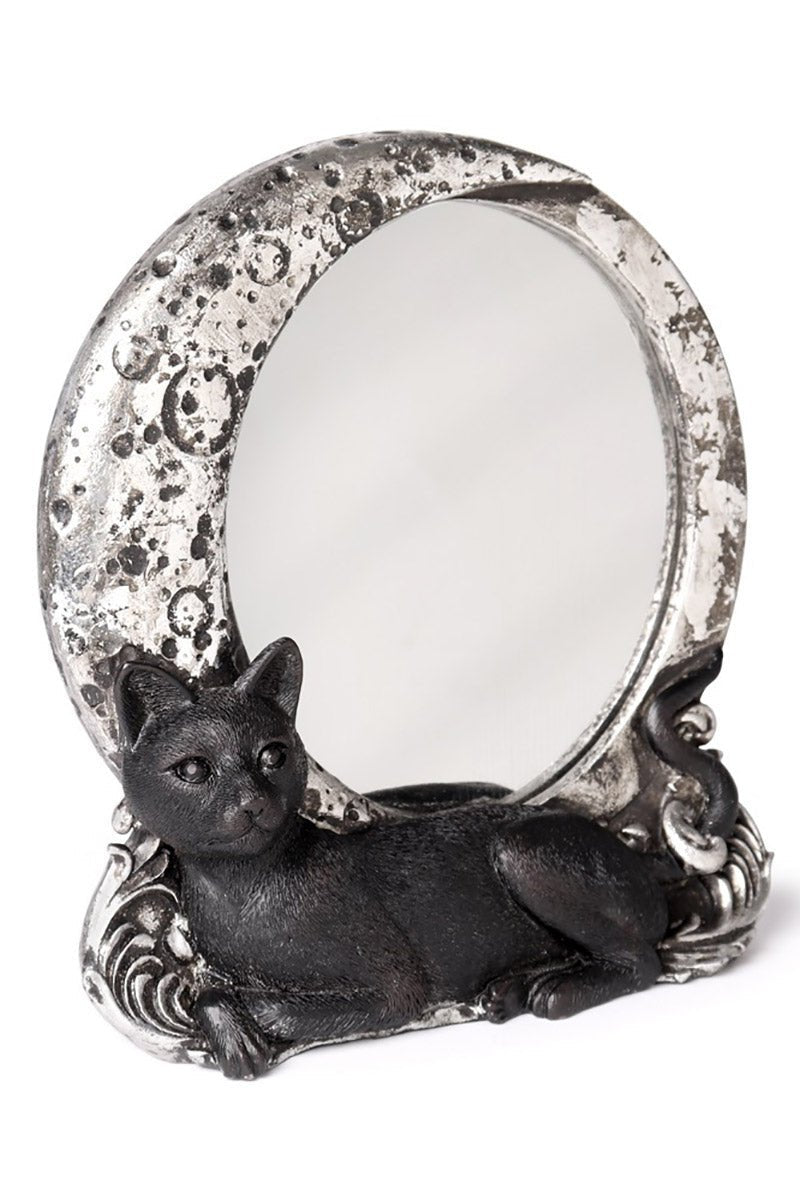 Cat on Moon Mirror - housewares - VampireFreaks - Alchemy