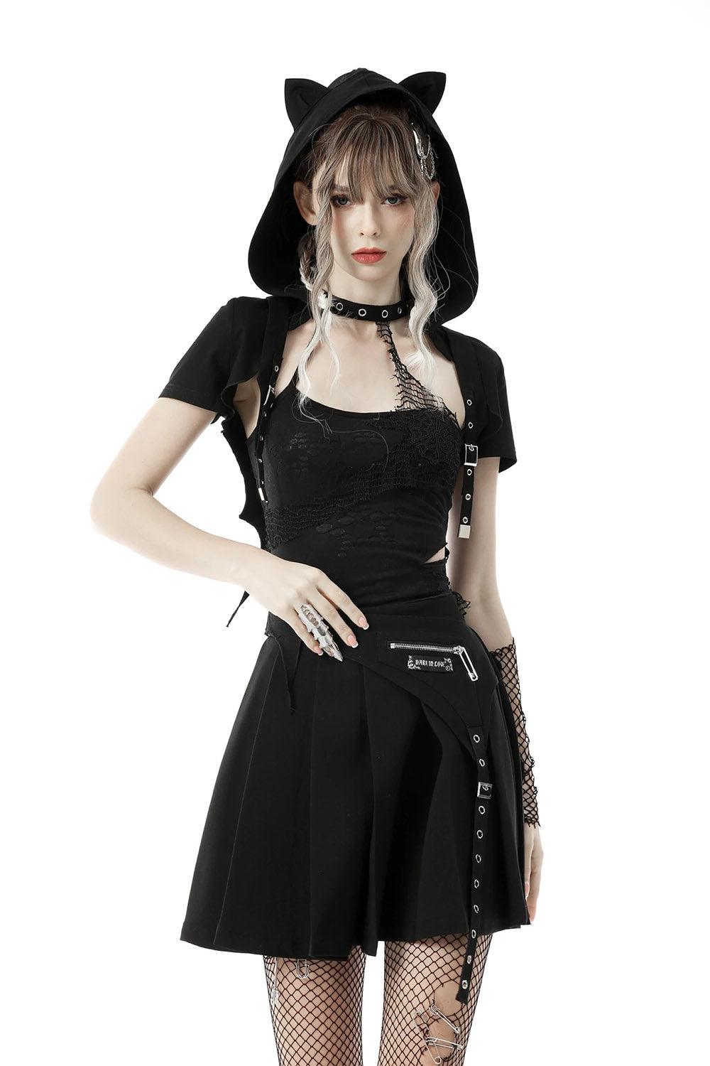 Cat Scratches Capelet - womens outerwear - VampireFreaks - Dark In Love