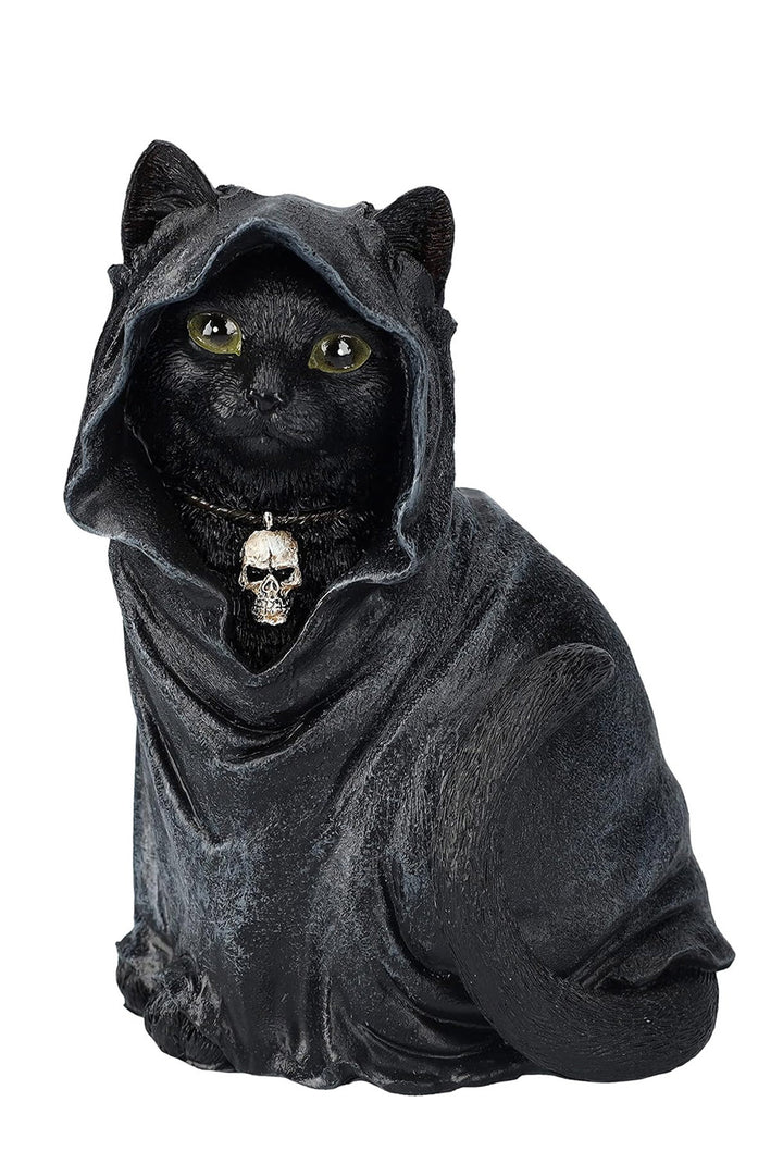 black cat statue