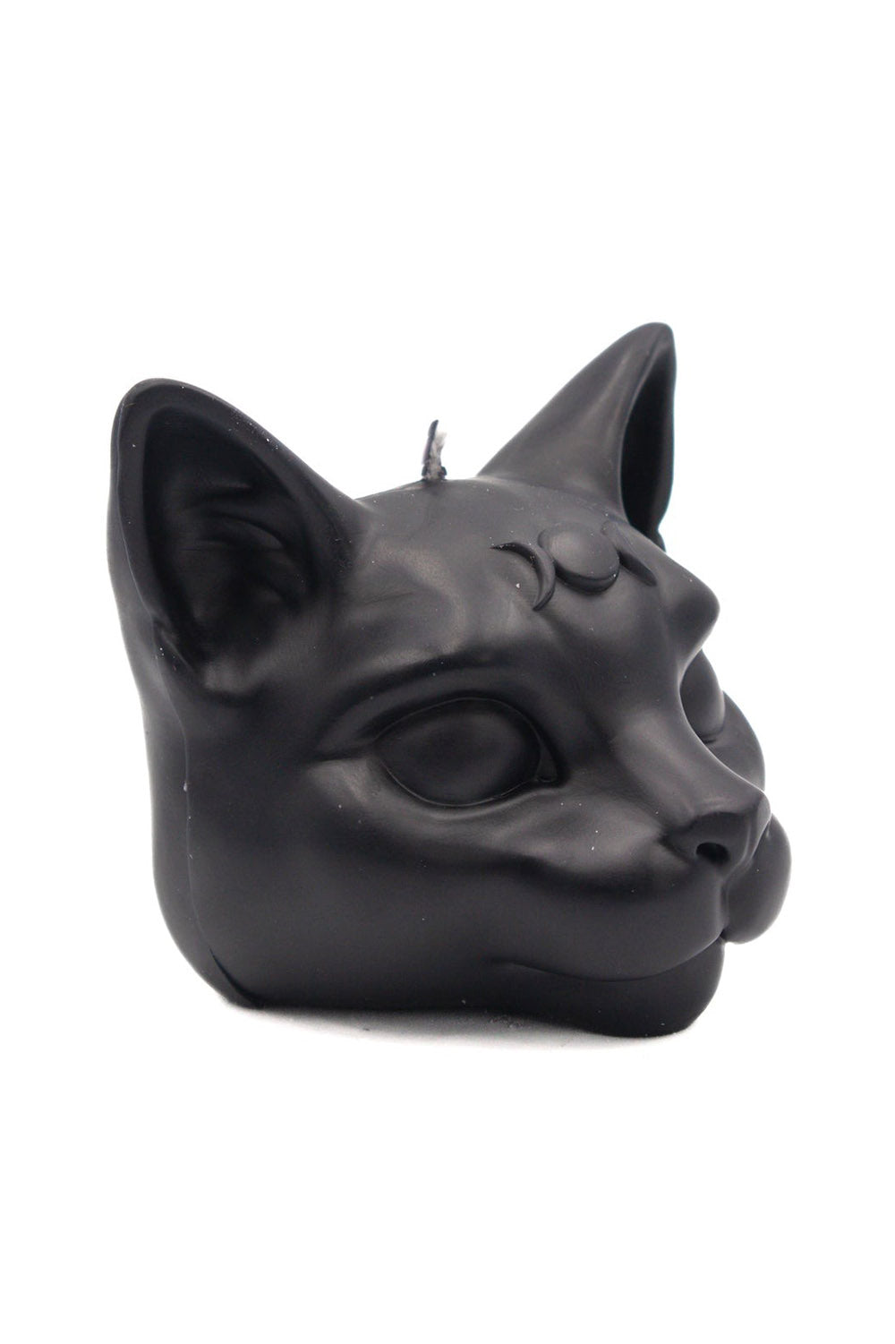 black cat witchy candle