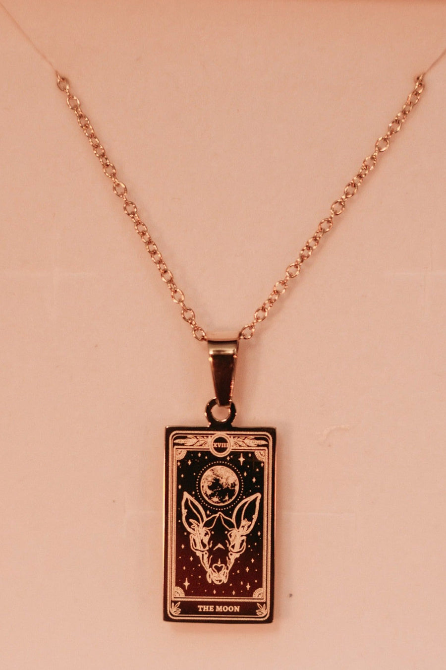 The Moon Tarot Deck Necklace