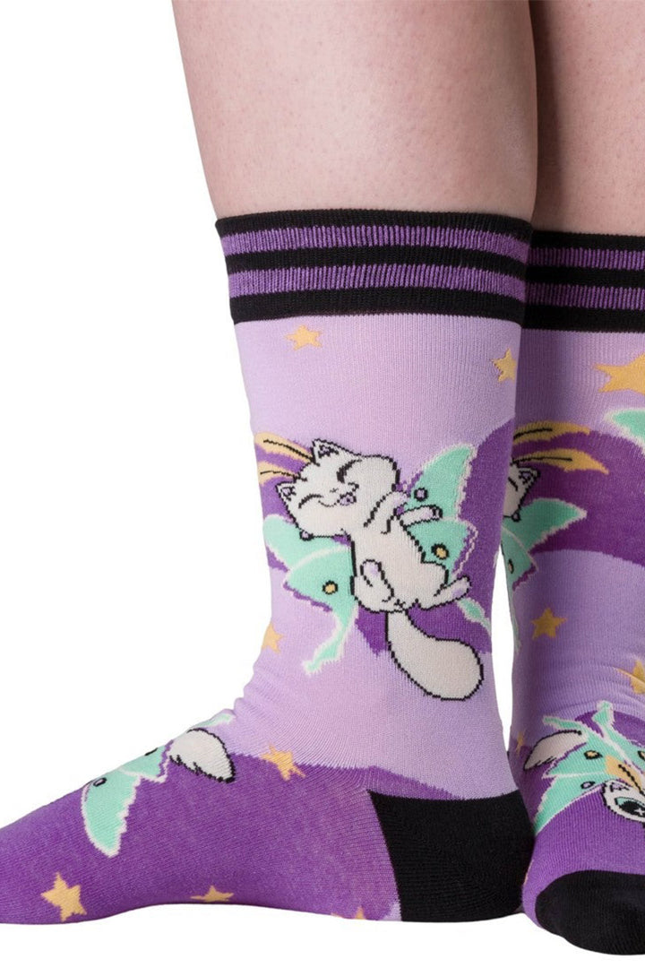 creepy cute cat socks