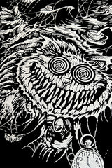 gothic cheshire cat alice in wonderland hoodie jacket