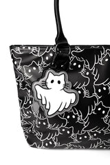kawaii ghost cat coin purse